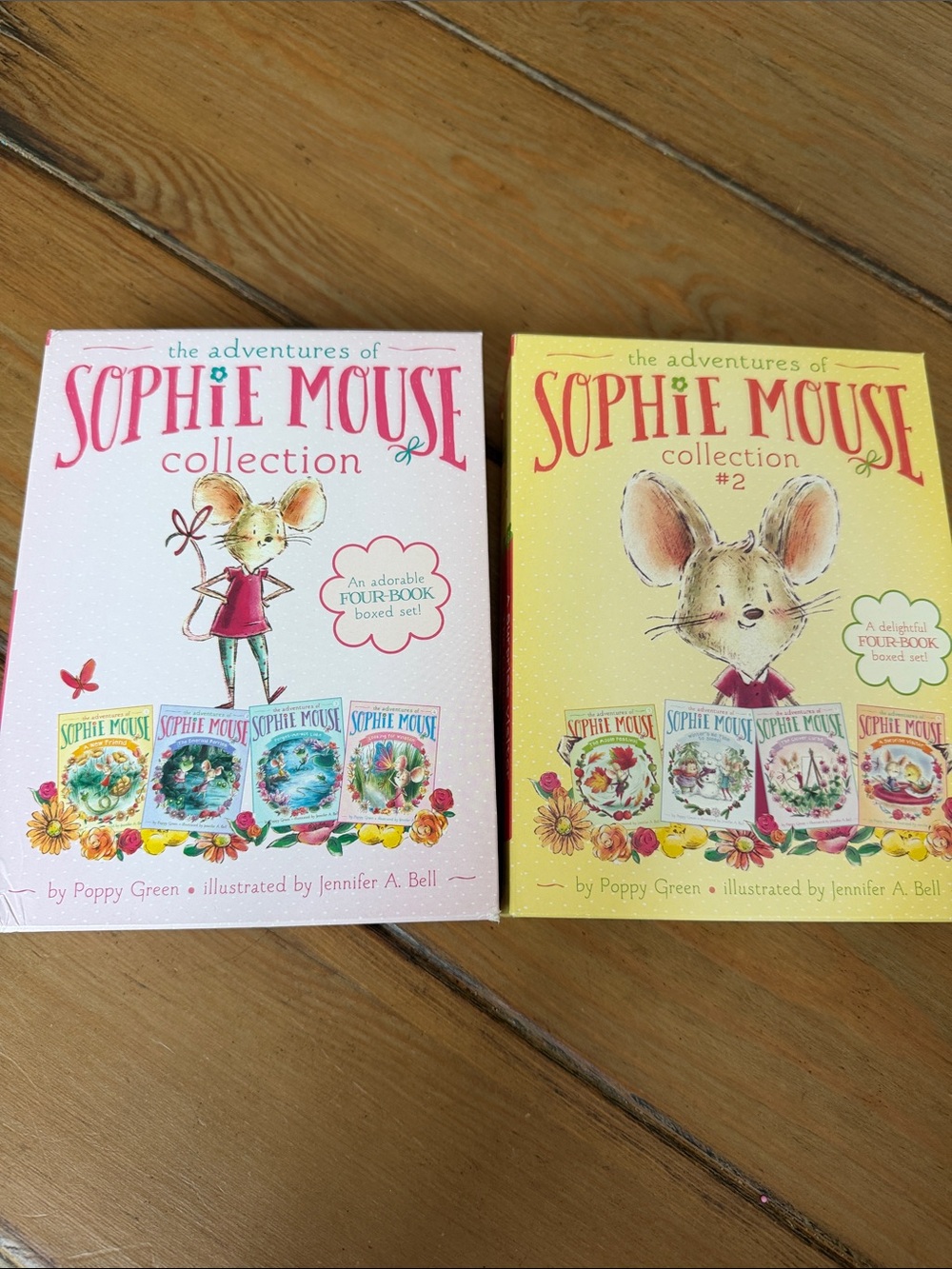 Set of 2 Sophie Mouse Collection Kids Book Box Sets Collections 1 and 2